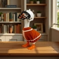 thumbnail image 4 of Statue d'Oie de Bureau Robe de Rugby Porte-Clés Vêtements pour Animaux pour Décoration de Porche, 4 of 6