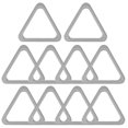 thumbnail image 1 of 10pcs Triangle Shaped Ring Metal Triangle Shaped Buckle For Diy Jewelry Bag, 1 of 9
