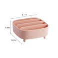 thumbnail image 2 of RKSTN storage box Makeup Organizer, Compact Desktop Skincares Display Case, 4 Spaces Eyeshadow Pallet Cosmetics Storage For Bathroom Countertop And Bedroom Vanity Dresser, 2 of 5