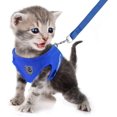 thumbnail image 4 of Dog Harness and Lead Set, Soft Mesh Padded Harness for Puppies and Cats, Reflective, Adjustable, Breathable Chest Harness for Walking, Running, Training （Blue,XS）, 4 of 7