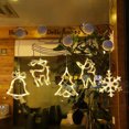 thumbnail image 3 of Yeacher Hanging Fairy LEDs String Lights Curtain Lamp Constant Bright Modes with Star Design IP42, 3 of 8