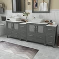 thumbnail image 3 of Vanity Art 84 in. W Double Sink Bathroom Vanity with Engineered Marble Top and Two Free Mirror, 3 of 10