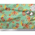 thumbnail image 2 of Soimoi Poly Georgette Fabric Artistic Paisley Decor Fabric Printed Yard 42 Inch Wide, 2 of 3