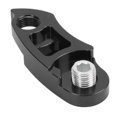 thumbnail image 2 of Bike Rear Derailleur Hanger, Aluminum Alloy Improve Climbing Ability CNC Precise Machining Bike Tail Hook Extension Extender  For Most Tail Hooks Black, 2 of 8