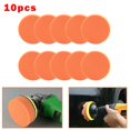 thumbnail image 4 of 10PCS 75mm car polishing sponge orange smooth flat sponge polishing pad, 4 of 8