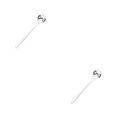 thumbnail image 4 of Redempat Cute Tea Spoon Exquisite Stainless Steel Spoon For Tea Drinking Teaware Dog Paw Colander Sil 1 2Set, 4 of 6