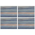 thumbnail image 1 of Blending Colors Linen Placemats - Washable Heat-Resistant Non-Slip Kitchen Dining Table Mats, Table Mats for Home, Restaurant, Wedding, Party (Set of 4, Blue with White), 1 of 7
