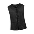 thumbnail image 3 of GUOOL Gilet Homme à Lacets pour Halloween Cosplay Steampunk Fête L, 3 of 9