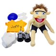 thumbnail image 3 of Jeffy Hand Puppet Toy, Role Play Hand Puppet Puppet Toys, Hand Puppets Christmas Party Favours 60cm, 3 of 6