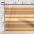 thumbnail image 1 of oneOone Georgette Viscose Mustard Yellow Fabric Stripes Sewing Material Print Fabric By The Yard 42 Inch Wide-RZQ, 1 of 5