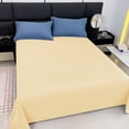 thumbnail image 2 of Dvruxg Microfiber Flat Bed Sheet, Wrinkle and Fade Resistant Bedding Sheet Solid Color Bed Sheet - Soft & Comfortable Washable Fabric, Modern Relaxing Style, 2 of 5