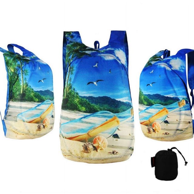 Sac à Dos de Randonnée Résistant à l'Eau Léger Pliable pour Voyage Camping Extérieur