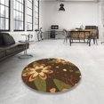 thumbnail image 4 of Ahgly Company Tapis Rectangulaire Lavable en Machine Rouge Nuit, 8 Pieds x 10 Pieds, 4 of 7