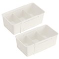thumbnail image 2 of Ynlkorvg 2pc Expandable Storage Drawer Organizers 2024 Upgrade Adjustable Drawer Organizer Sliding Drawer Organizers Expandable Plastic Storage Dresser Organizer For Wardrobe, 2 of 9