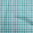 thumbnail image 1 of oneOone Cotton Cambric Light Blue Fabric Check Craft Projects Decor Fabric Printed By The Yard 56 Inch Wide, 1 of 4
