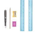 thumbnail image 3 of 30 Pack Clear Plastic Rulers 12 Inch,Transparent Assorted Color Metric Bulk Rulers with Inches and Centimeters,Kids Ruler for School,Home,Office, 3 of 5