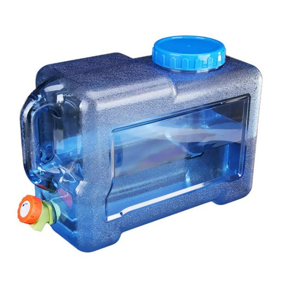 HLONK 5-22L Water Container with Faucet  Portable Plastic Bucket with Faucet  Easy to Clean BPA Free Drinking Water Holder  Suitable for Outdoor Camping  Party  RV  School  Hospital  Emer