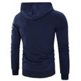 thumbnail image 3 of Chandails en Molleton à Capuche pour Hommes Chandails en Molleton Décontractés à Capuche pour Hommes Totem Créatif Impression Argentée Chaude Chandail en Molleton Athlétique Tops à Capuche pour Gym, 3 of 5
