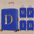 thumbnail image 2 of Luggage Cover Elasticity Dust-proof Travel Accessory Covers Letter Print Trolley Protective Case Apply To 18-32 Inch Suitcase blue L (26-28inch), 2 of 6