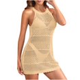 thumbnail image 4 of Ovzne Robes d'Été pour Femmes 2025 Robe de Plage Style Imprimé pour Dames Robe à Manches Longues à Col en V Robe de Printemps Robe Courte Liquidation, 4 of 6