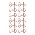 thumbnail image 1 of Support de Cartes, Résistant à la Rouille 24 Pcs Fabrication Exquise Porte-Cartes à Pince pour Bureau pour Maison pour Classification de Fichiers Or Rose, 1 of 8