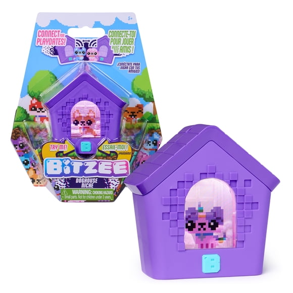 Bitzee, Doghouse Interactive Toy with 15 Puppies Inside, 3D Playroom, Reacts to Touch, Digital Pet Kids Toys for Girls & Boys Ages 5 and up