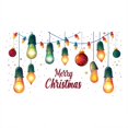 thumbnail image 1 of Christmas Window Lights,Christmas Lights String Glass Window Door Decorative Stickers,Window Christmas Lights,Christmas Window Stickers,Christmas String Lights, 1 of 7