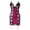 Hot Pink, variant on FhsagQ Lingerie Sets for Women Two Piece Women Lace Black Lingerie Thong Set Sleepwear Night Dress Backless Pajamas Translucent Nightdress Lingerie for Women Womens Lingerie Crotchless Green S