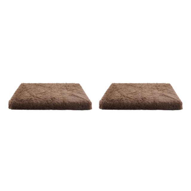 Youkk Pet Mat Suitable For All Breeds Easy To Clean Value For Money Durable Dog Bed khaki M 50*40*5cm 2Set
