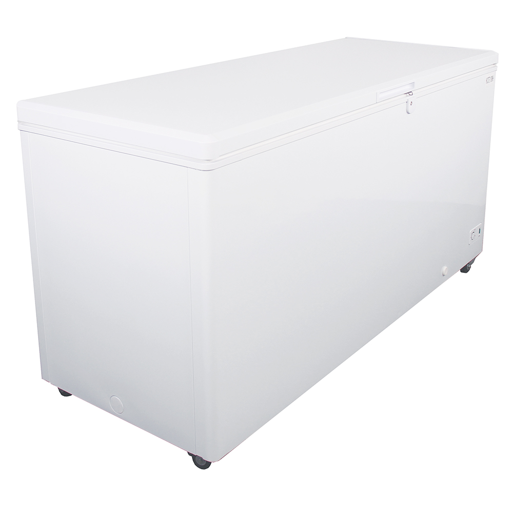 Kelvinator Commercial KCCF210WH 70 7/8" Mobile Chest Freezer w/ Wire Storage Basket - White, 115v