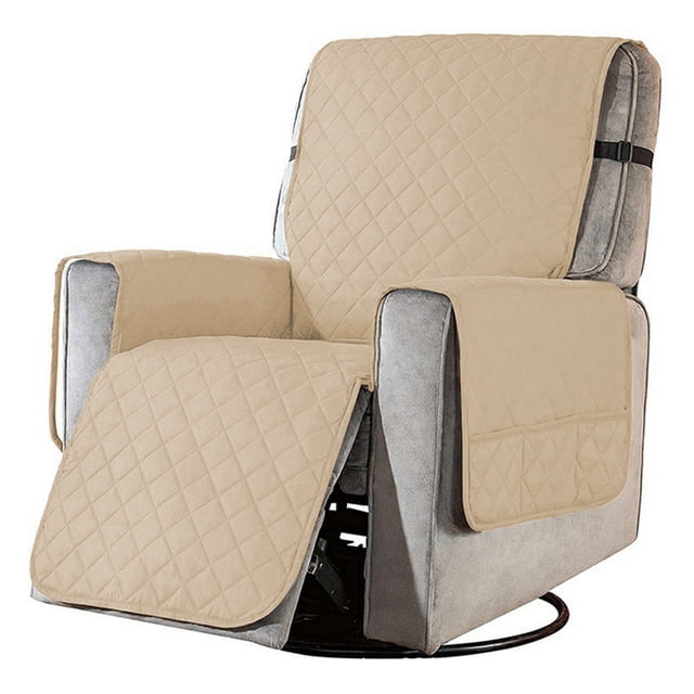 Housse Extensible Imprimée pour Fauteuil Inclinable, Protège-Meubles Lavables pour Fauteuils, Lits et Canapés avec Manches de Coussin d'Accoudoir, Protège-Meubles Élégant
