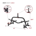 thumbnail image 2 of Sunny Health & Fitness Multi-Weight Plate and Barbell Rack Storage Stand SF-XF9938, 2 of 9