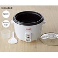 thumbnail image 2 of IMUSA USA GAU-00012 Electric NonStick Rice Cooker 5-Cup (Uncooked) 10-Cup (Cooked), White, 2 of 6