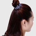 thumbnail image 4 of Femmes Floral Bling Strass Chignon Épingle à Cheveux Twist Cheveux Clip Accessoire de Coiffure, 4 of 8