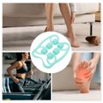 thumbnail image 4 of Unique Bargains 1 Pc Durable Six Wheel Foot Massager for Home Blue Green EVA PP, 4 of 5
