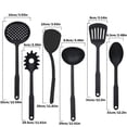thumbnail image 3 of Yhmxh Kitchen Gadgets Kitchen Essentials High Temperature Counteractive Nylon Shovel Kitchen Utensils Non-stick Pot Spoon Shovel 6-piece Set Kitchen Spoon Cooking Pot Shovel Colander Set, 3 of 8
