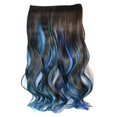thumbnail image 1 of Mèches de Couleur, Extensions de Cheveux à Cinq Pinces, Pièce de Perruque Bouclée, Rideau pour Cheveux, 1 of 4