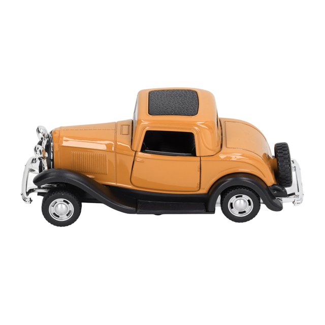 Vintage Car Model, 1:32 Classic Car Model Alloy Vintage Simulation Toy Antique Pullback Opened Doors Model