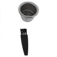 thumbnail image 1 of 1 Pods 100 Seals Stainless Steel Refillable Coffee Capsule Reusable for Machine Espresso Coffee Maker Cup Filter, 1 of 5