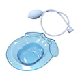 thumbnail image 3 of Esquirla Sitz Bath Multipurpose Sturdy Anti Overflow Soak Pan for Bathroom Dorm Hotel Blue with Flusher, 3 of 8