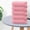 Pink, variant on Velvet Pineapple Check Face Towel, Soft Absorbent Bath Towel, Hand Towel Set of 5