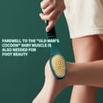 thumbnail image 3 of Pompotops Mega Two In One Double-sided Foot Exfoliating Foot Grinder Long Handle Horny Foot Board Cleaning Brush To Remove Calluses, Pedicure And Foot Grinding Stone Clearance, 3 of 7