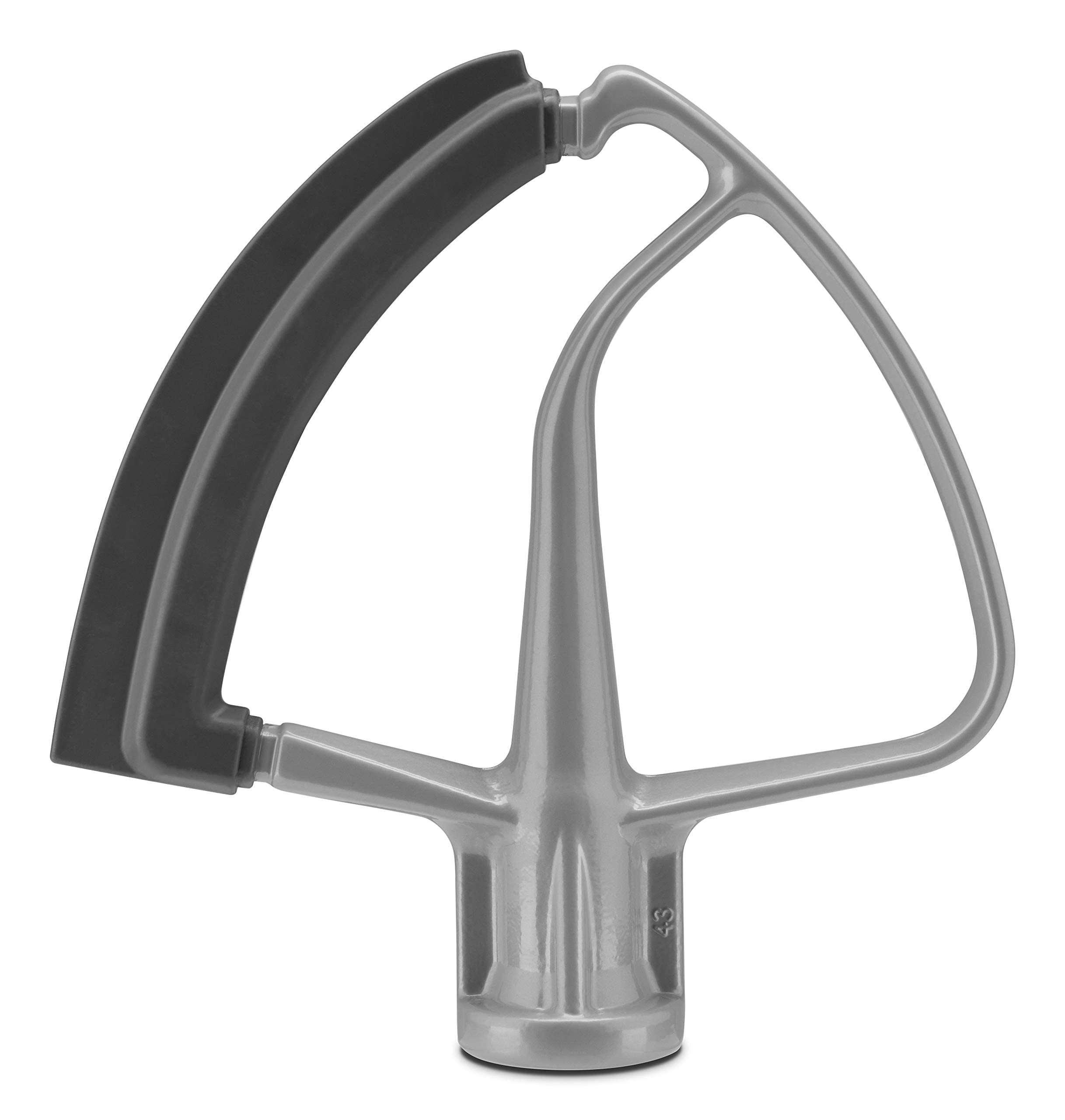 KitchenAid KFE5TS Flex Edge Beater For KitchenAid 4.5 and 5 Qt Tilt-Head Stand Mixers, Subtle Silver