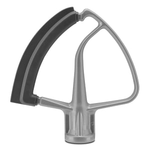 KitchenAid KFE5TS Flex Edge Beater pour KitchenAid 4.5 et 5 Mélangeurs à tête incrustée, argent subtil