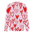 thumbnail image 5 of Aboser Chandails Molletonnés pour Femmes Love, Chandail de la Saint-Valentin à Col Rond, Hauts à Manches Longues pour Femmes, Chandails Molletonnés Y2K Surdimensionnés, Chandails Décontractés à Col Rond, Cadeaux pour Amies, 5 of 5