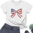 thumbnail image 4 of Xdegoge Vêtements du 4 Juillet, Liquidation Vêtements à Moins de 10 $ Blouses Décontractées, Hauts d'Été Habillés pour Femmes Grande Taille3X, Chemises Rouges Blanches et Bleues Plus, Commandes en Cours en Attente de Livraison, Mis Pedidos, L, 4 of 5