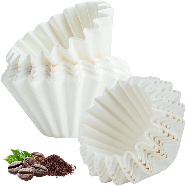 5 Cup Basket Coffee Filter, 250 Count Coffee Filters for 5 Cup Coffee Maker, Disposable Paper Coffee Filters for Mini Brew, White