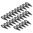 thumbnail image 1 of Plastic Trimming Blade, 25PCS Lawn Mower Replacement Blades Lightweight  For Garden Devices Black, 1 of 8
