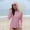 🔥 Pink, variant on Sentmoon Jacket for Women UPF 50+ Quick Dry Long Sleeve Shirts for Women Hooded Neck Breathable Regular Fit Sun Hoodie Women with Thumb Holes for Gardening and Safari XL