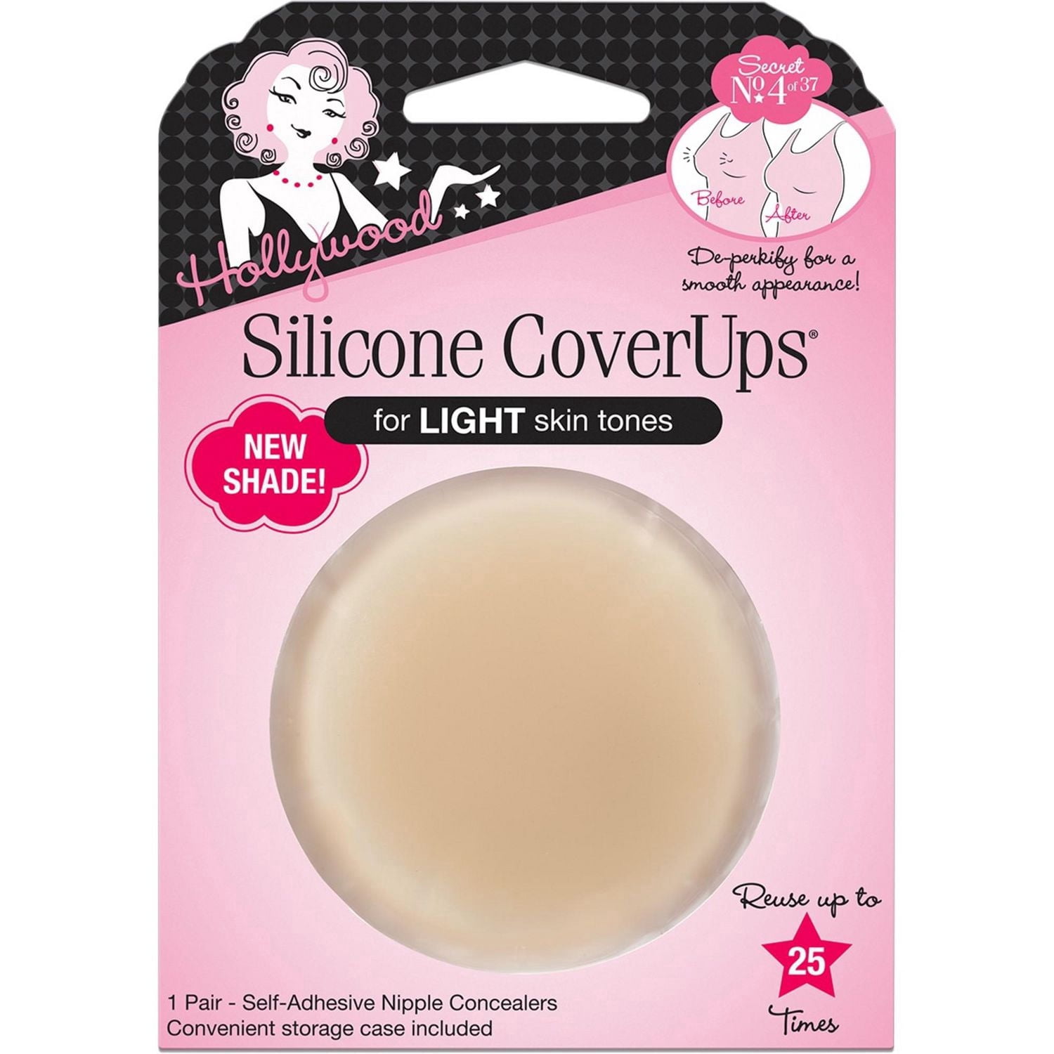 Hollywood Fashion Secrets Silicone Cover Ups - Light